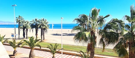 On the beach