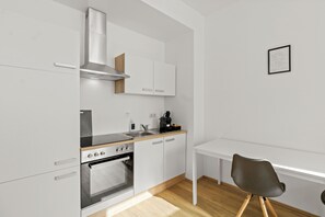 Comfort Apartment, Non Smoking | Private kitchen | Fridge, stovetop, espresso maker, coffee/tea maker - Faraway Studios 43 (Vienna)