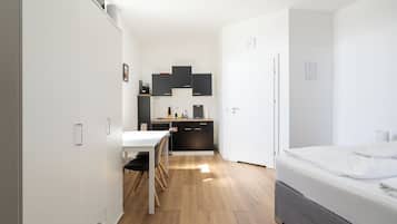 Basic-Apartment | 1 Schlafzimmer, Verdunkelungsvorhänge, Bügeleisen/Bügelbrett
