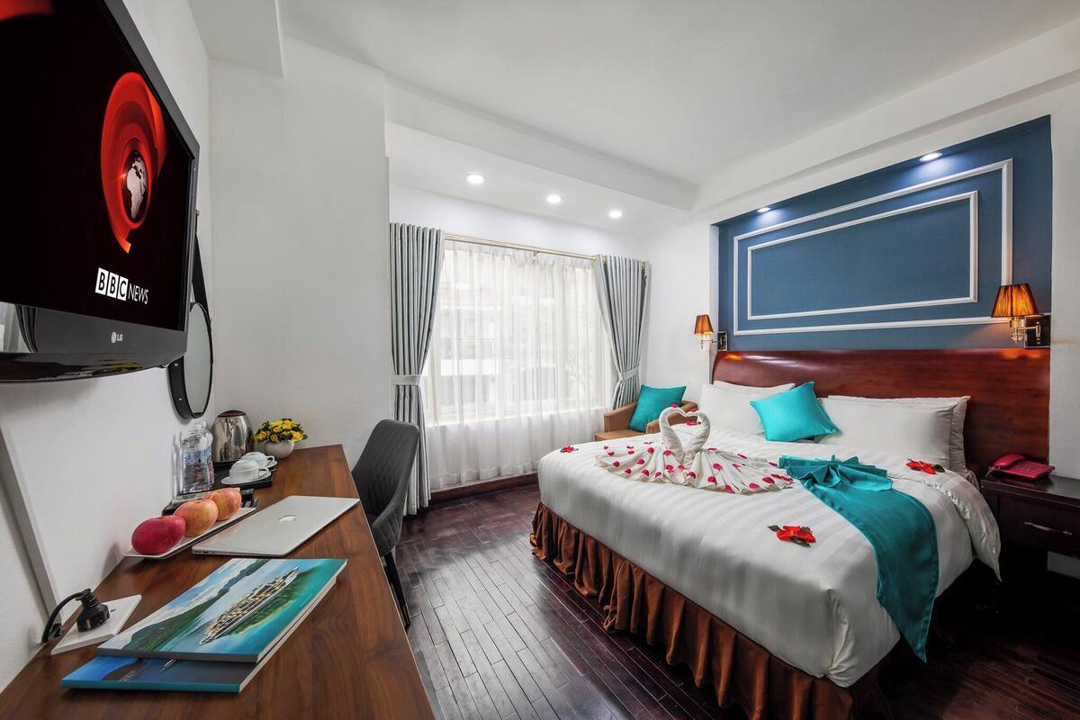 Ropa de cama hipoalergénica y minibar