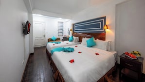 Literie hypoallergénique, minibar, coffres-forts dans les chambres