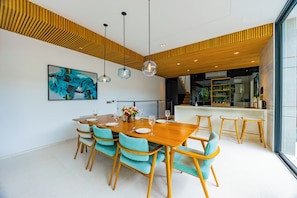 Family Villa, Three Bedrooms, Private Pool | Private kitchenette