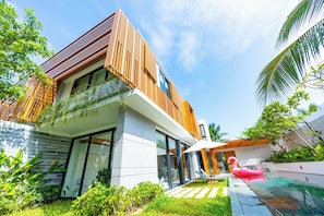 Family Villa, Three Bedrooms, Private Pool | Memory foam beds, minibar, individually decorated