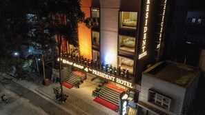 Façana frontal de l'allotjament