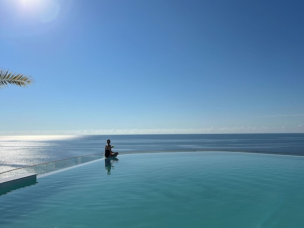Indoor pool, seasonal outdoor pool, sun loungers, lifeguards on site