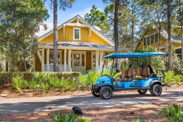 Exterior - Where every day feels swimsuit-worthy at Bikini Bottom / Gulf Front Beach Club/ Golf Cart/ 4 Bikes (Santa Rosa Beach)