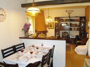 Apartment, 2 Bedrooms, Smoking, Balcony | Dining - Holiday House Near the Beach of Ermones and Mirtiotissa in Vatos Corfu (Corfu)