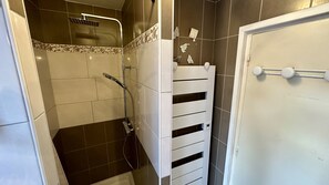 Shower, hair dryer