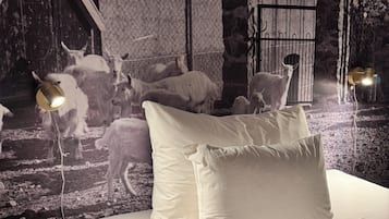 Quarto solteiro | Edredons de pluma, camas com colchões pillow-top, Wi-Fi de cortesia