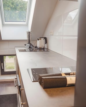 Suite, salle de bains privée | Cuisine privée