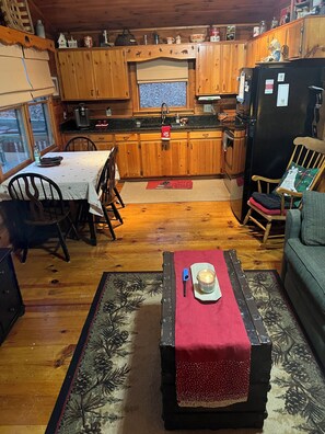 Interior - Cozy 2-bedroom, one bath true cabin in amazing Blue Ridge mountains.with Wi Ac (Blue Ridge)