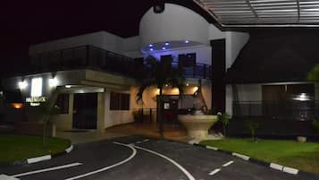 Front of property - evening/night
