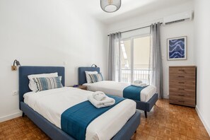 2 dormitorios, tabla de planchar con plancha, wifi gratis y ropa de cama