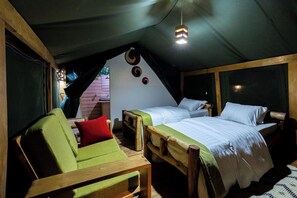 Junior Double or Twin Room, Balcony, Lake View | In-room safe, desk, laptop workspace, iron/ironing board - Ruhondo Island Retreat (Remera)