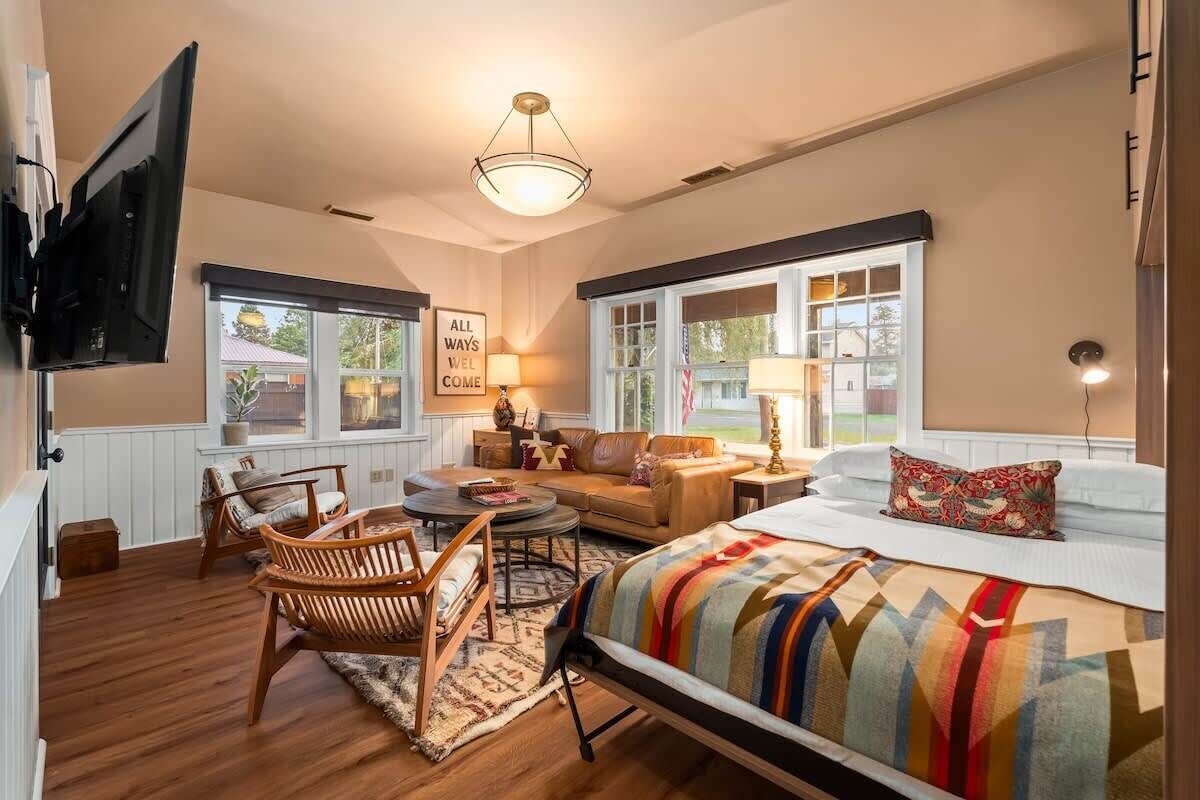 1 غرفة نوم ومكواة/لوح كي وسرير سفر وواي فاي