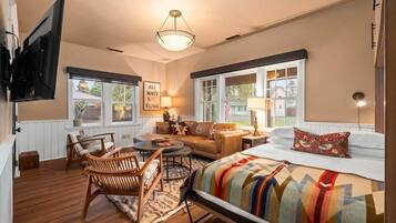 1 bedroom, iron/ironing board, travel crib, WiFi