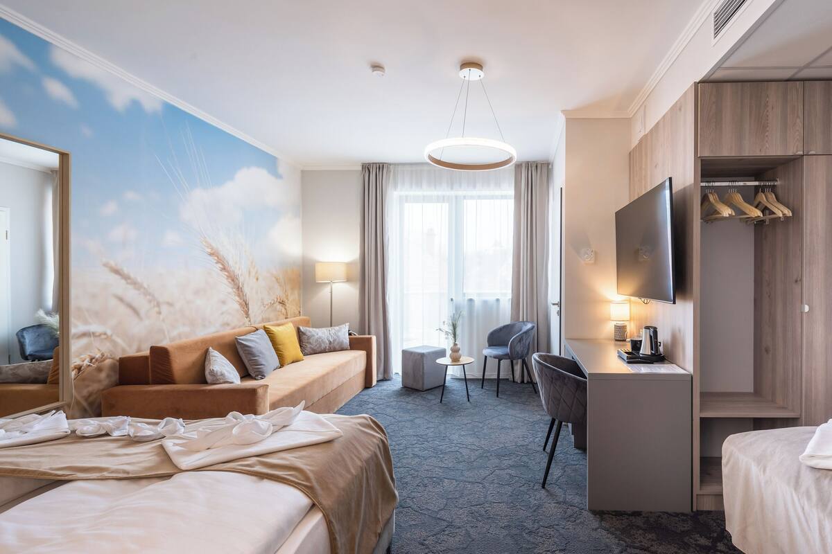 Suite | 1 bilik tidur, kalis bunyi, Wi-fi percuma