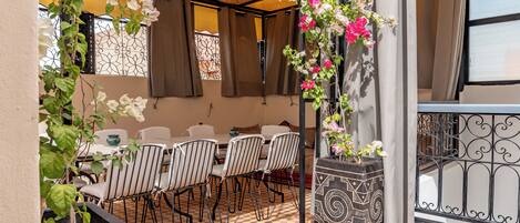 Udendørs spisemuligheder