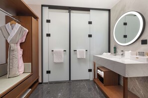 Kamer, 1 kingsize bed | Badkamer