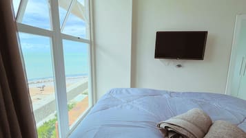Apartamento | Wi-Fi de cortesia, roupa de cama