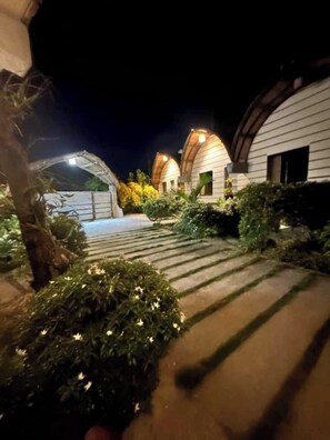 Overnattingsstedets uteområder