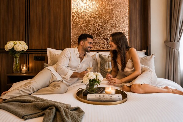 Deluxe Double Room | Premium bedding, down comforters, memory foam beds, desk - Highline Downtown Aparthotel (Bucharest)