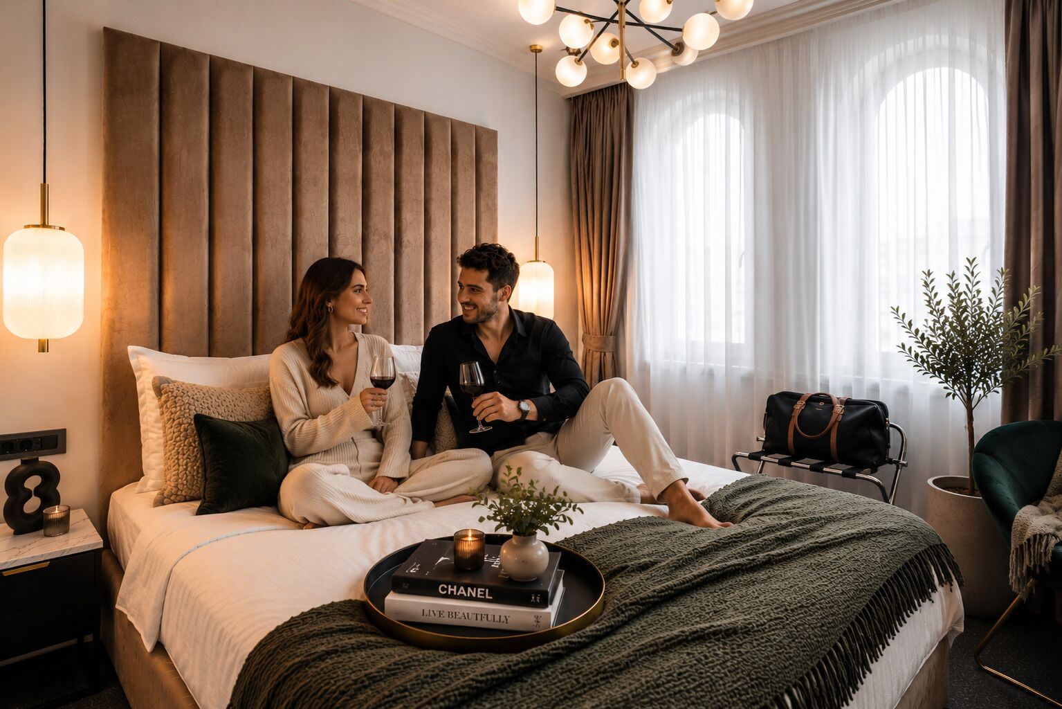 Deluxe Double Room | Premium bedding, down comforters, memory foam beds, desk