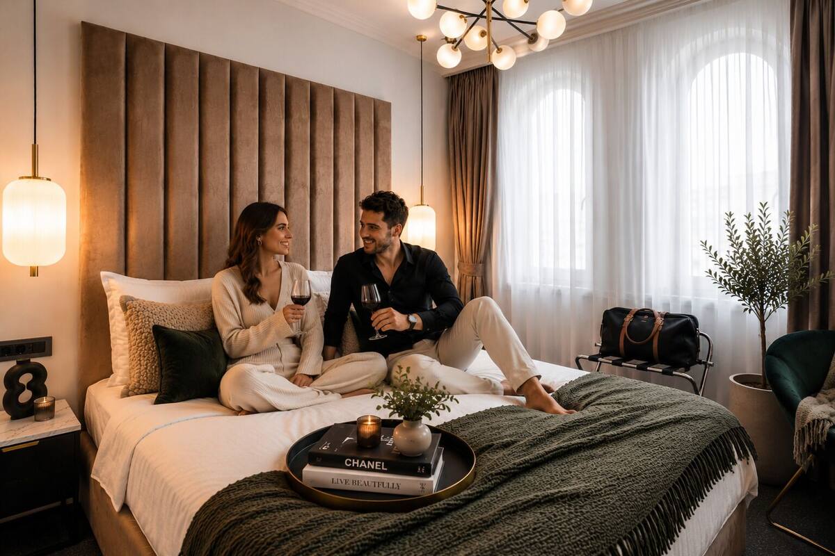 Deluxe Double Room | Premium bedding, down comforters, memory foam beds, desk