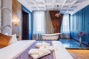 Standard Apartment | 1 bedroom, premium bedding, down comforters, memory foam beds