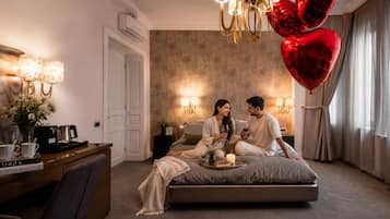 Deluxe dubbelrum | Sängtillbehör av högsta kvalitet, duntäcken och memory foam-madrasser
