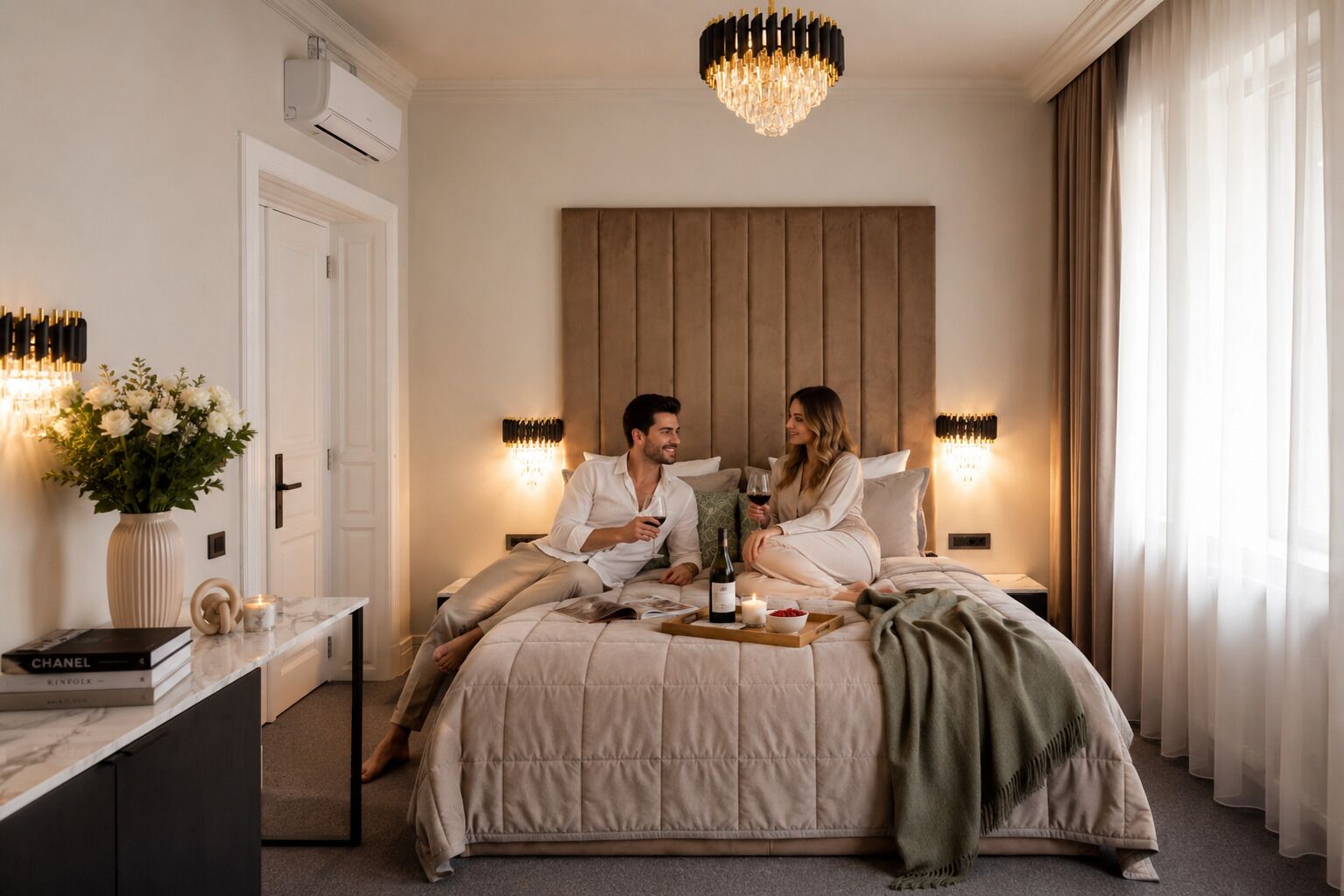 Deluxe Double Room | Premium bedding, down comforters, memory foam beds, desk