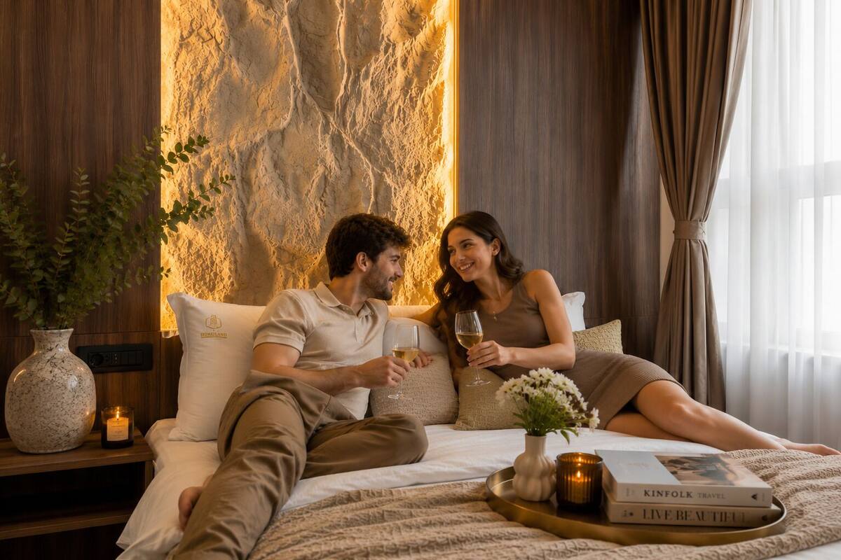 Deluxe Double Room | Premium bedding, down comforters, memory foam beds, desk