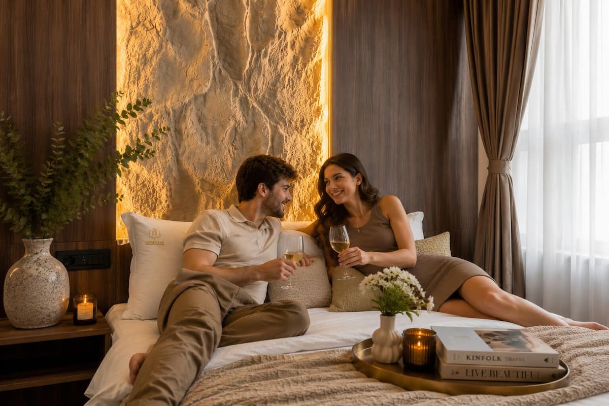 Deluxe Double Room | Premium bedding, down comforters, memory foam beds, desk