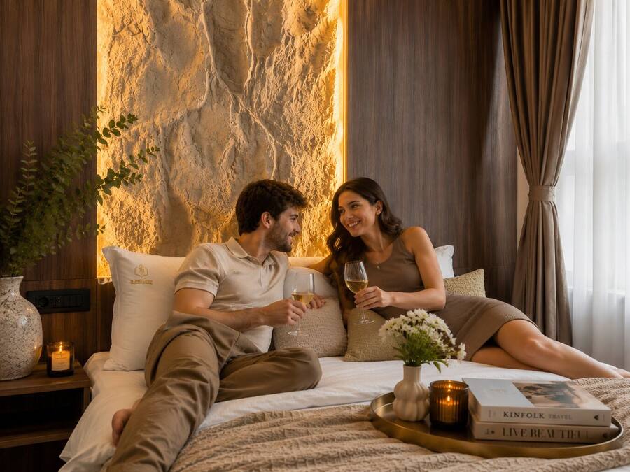 Deluxe dubbelrum | Sängtillbehör av högsta kvalitet, duntäcken och memory foam-madrasser
