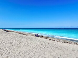 Sun-loungers, beach towels