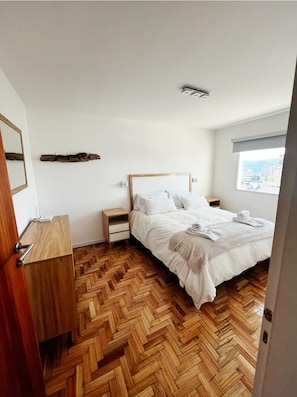 1 habitación, wifi y ropa de cama