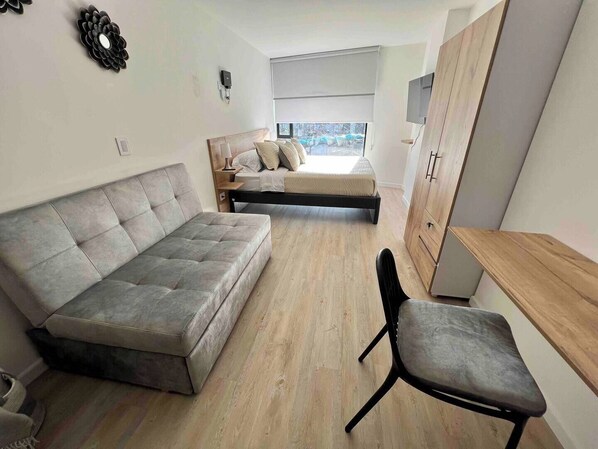 1 chambre, fer et planche à repasser, Wi-Fi, draps fournis