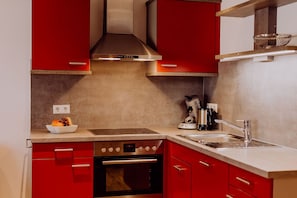 Appartement familial, salle de bain privée | Cuisine privée