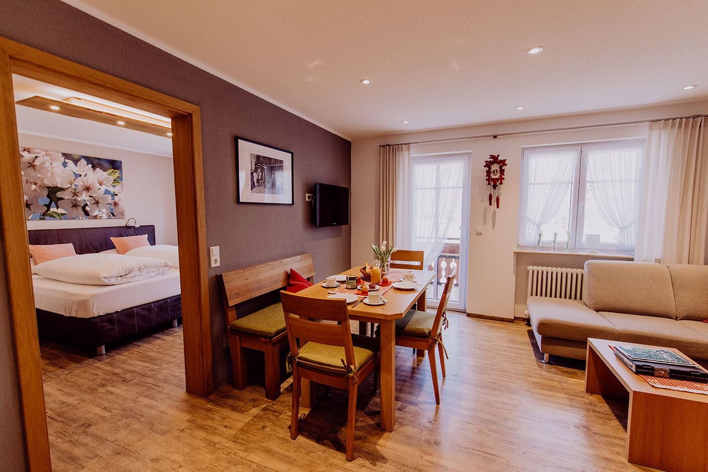 Familienapartment, eigenes Bad | Speisen