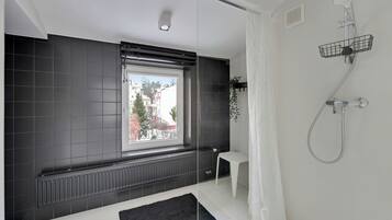 Apartamento clássico, vista para a cidade | Banheiro