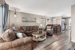 TV, DVD player, offices