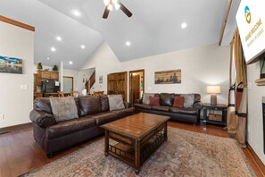TV, fireplace, DVD player