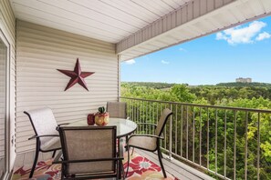 Relish fresh breezes and stunning views from the Balcony