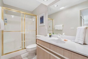 Shower, hair dryer
