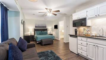 2 bedrooms, iron/ironing board, travel crib, WiFi