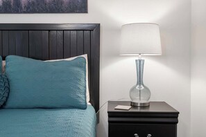 2 bedrooms, iron/ironing board, travel crib, WiFi