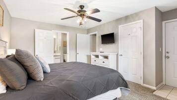 2 bedrooms, iron/ironing board, travel crib, WiFi