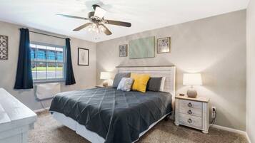 2 bedrooms, iron/ironing board, travel crib, WiFi