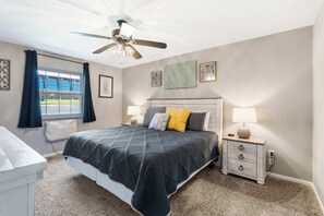 2 bedrooms, iron/ironing board, travel cot, WiFi