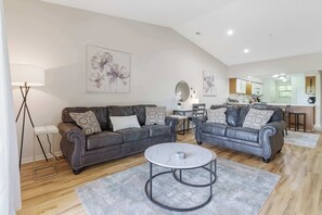 TV, DVD player, offices